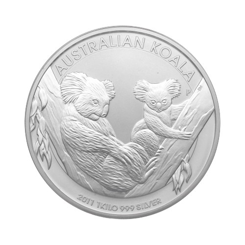 1 kg Austr. Koala (Silber) div.