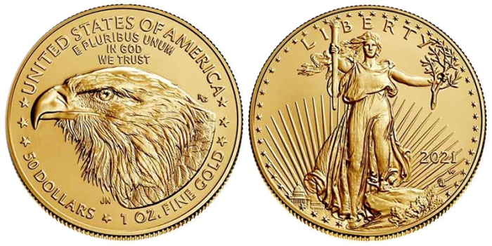 1 Oz American Eagle ab 2021